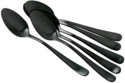 Amefa Austin 1410 Six Coffee Spoons Matt, Black