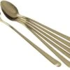 Amefa Austin 1410, 1410AVTR06AV6 Sorbet Spoons / Latte Macchiato Spoons Champagne-coloured, 6-piece