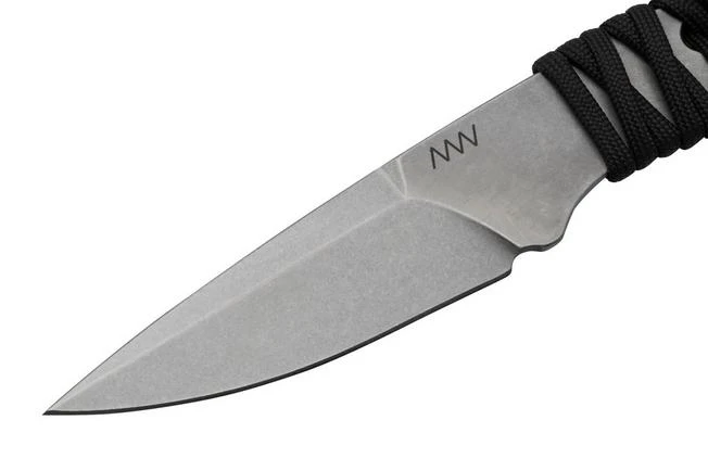 ANV Knives P100 Sleipner, Grey Paracord, P100-003, Black Kydex Sheath, Neck Knife 5 ANV Knives P100 Sleipner, Grey Paracord, P100-003, Black Kydex Sheath, Neck Knife - Image 3