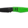 ANV Knives P100 Sleipner Cerakote, Neon Green Paracord, P100-043, Black Kydex Sheath, Neck Knife -Knife Hub Shop ANVP100 043 01 anv