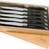 Laguiole En Aubrac Steak Knife Set 6-pcs Buffalo Horn -Knife Hub Shop AU62C99BUIH 01 laguiole en aubrac v202111