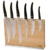 Laguiole En Aubrac Gourmet COL99CUIGOEBIB 6-piece Knife Set Ebony Wood With Knife Block
