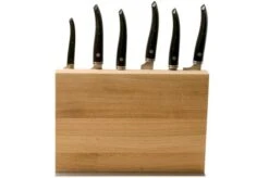 Laguiole En Aubrac Gourmet COL99CUIGOEBIB 6-piece Knife Set Ebony Wood With Knife Block 8 Laguiole En Aubrac Gourmet COL99CUIGOEBIB 6-piece Knife Set Ebony Wood With Knife Block -Knife Hub Shop AUCOL99CUIGOEBIB 03 laguiole en aubrac
