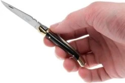 Laguiole En Aubrac Mini Pocket Knife, Buffalo Horn L0207BUL 17 Laguiole En Aubrac Mini Pocket Knife, Buffalo Horn L0207BUL -Knife Hub Shop AUL0207BUL 08 laguiole en aubrac ktaul0207bul 08