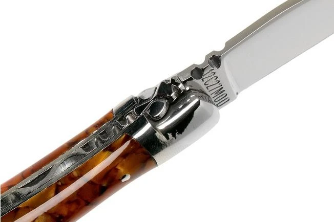 Laguiole En Aubrac L0210PPCI/FSI1 Popcorn Inlays Laguiole Knife 8 Laguiole En Aubrac L0210PPCI/FSI1 Popcorn Inlays Laguiole Knife - Image 6