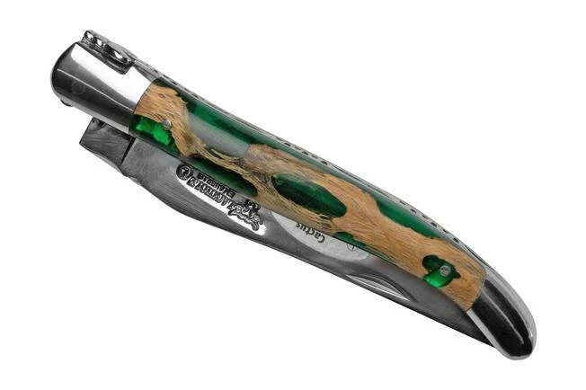 Laguiole En Aubrac Green Cholla Cactus L0212CA9IF Cactus Wood, Polished, Laguiole Pocket Knife, 12 Cm 6 Laguiole En Aubrac Green Cholla Cactus L0212CA9IF Cactus Wood, Polished, Laguiole Pocket Knife, 12 Cm - Image 4