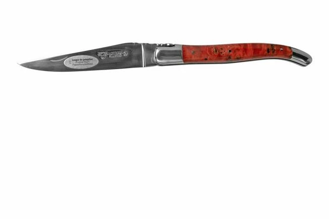 Laguiole En Aubrac Red Poplar Burl L0212LPRIFSJ1 Poplar Wood, Polished, Laguiole Pocket Knife, 12 Cm 3 Laguiole En Aubrac Red Poplar Burl L0212LPRIFSJ1 Poplar Wood, Polished, Laguiole Pocket Knife, 12 Cm