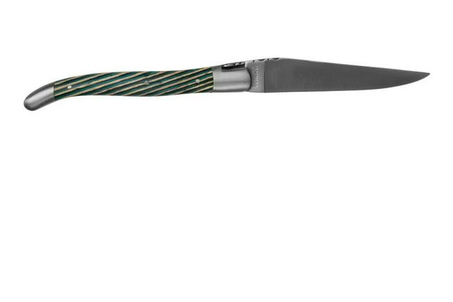 Laguiole En Aubrac Samba Turquoise L0212SATIF Turquoise Samba Wood, Matt, Laguiole Pocket Knife, 12 Cm 4 Laguiole En Aubrac Samba Turquoise L0212SATIF Turquoise Samba Wood, Matt, Laguiole Pocket Knife, 12 Cm - Image 2