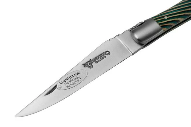 Laguiole En Aubrac Samba Turquoise L0212SATIF Turquoise Samba Wood, Matt, Laguiole Pocket Knife, 12 Cm 5 Laguiole En Aubrac Samba Turquoise L0212SATIF Turquoise Samba Wood, Matt, Laguiole Pocket Knife, 12 Cm - Image 3