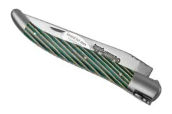 Laguiole En Aubrac Samba Turquoise L0212SATIF Turquoise Samba Wood, Matt, Laguiole Pocket Knife, 12 Cm 12 Laguiole En Aubrac Samba Turquoise L0212SATIF Turquoise Samba Wood, Matt, Laguiole Pocket Knife, 12 Cm -Knife Hub Shop AUL0212SATIF 04 laguioleaubrac