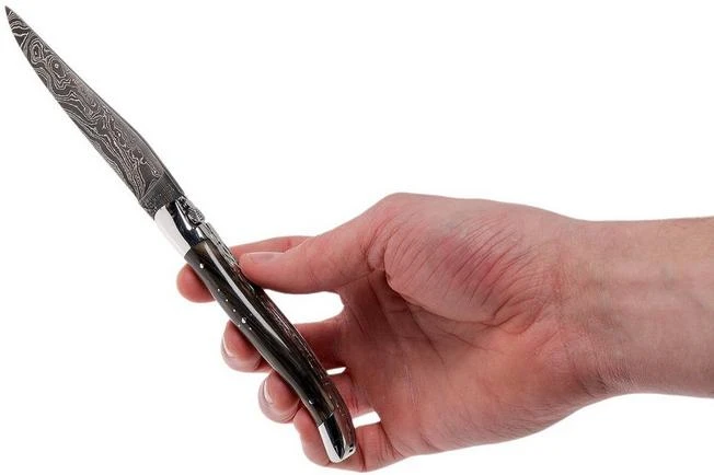 Laguiole En Aubrac 12 Cm Damast Pocket Knife, Full Handle Horn L0712PCI-FFI1 10 Laguiole En Aubrac 12 Cm Damast Pocket Knife, Full Handle Horn L0712PCI-FFI1 - Image 8