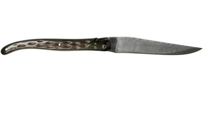 Laguiole En Aubrac 12 Damast, Full Handle Buffalo Horn L0512BULI/LQI1 4 Laguiole En Aubrac 12 Damast, Full Handle Buffalo Horn L0512BULI/LQI1 - Image 2