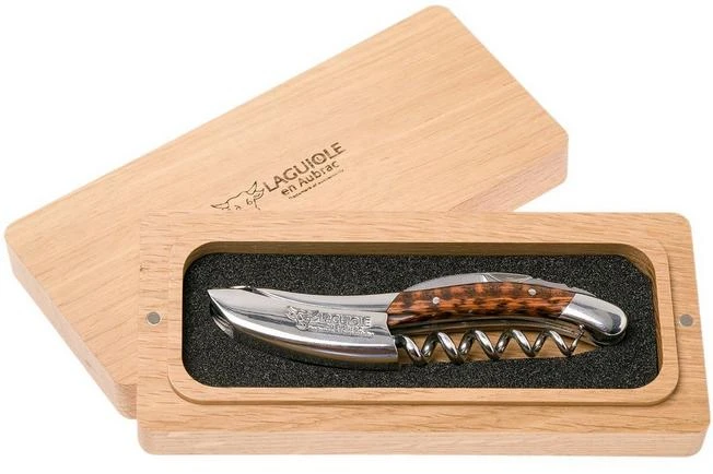 Laguiole En Aubrac Waiter's Knife Snakewood Polished, SOM99AMI-LSI1 7 Laguiole En Aubrac Waiter's Knife Snakewood Polished, SOM99AMI-LSI1 - Image 5