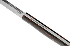 Bestech Heidi Blacksmith M390 Satin, Black Orange G10, BFK01H Knivesandtools Exclusive Pocket Knife -Knife Hub Shop BHBFK01H 04 bestech