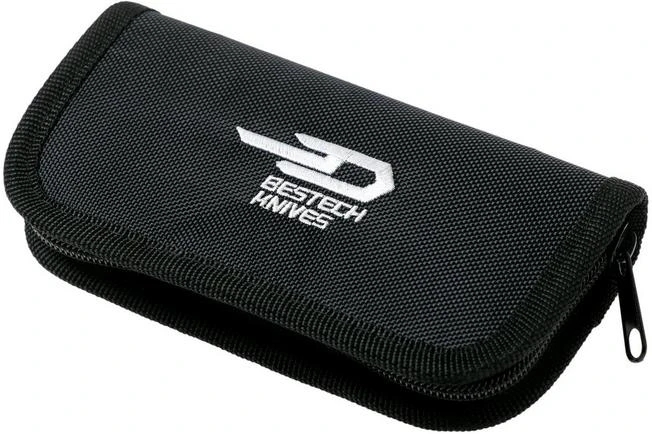 Bestech Ascot G10 & Carbon Fibre With Root Wood BG19D Black Pocket Knife 10 Bestech Ascot G10 & Carbon Fibre With Root Wood BG19D Black Pocket Knife - Image 8