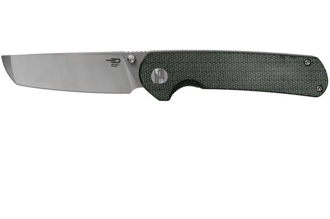 Bestech Sledgehammer BG31B-1 Green Micarta, Two Tone Pocket Knife 3 Bestech Sledgehammer BG31B-1 Green Micarta, Two Tone Pocket Knife