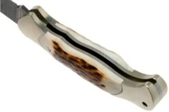 Böker Scout Spearpoint Stag Damascus 112201DAM Stag Horn, Pocket Knife 14 Böker Scout Spearpoint Stag Damascus 112201DAM Stag Horn, Pocket Knife -Knife Hub Shop BO112201DAM 05 boker