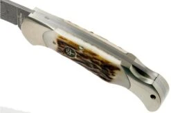 Böker Scout Spearpoint Stag Damascus 112201DAM Stag Horn, Pocket Knife 16 Böker Scout Spearpoint Stag Damascus 112201DAM Stag Horn, Pocket Knife -Knife Hub Shop BO112201DAM 07 boker