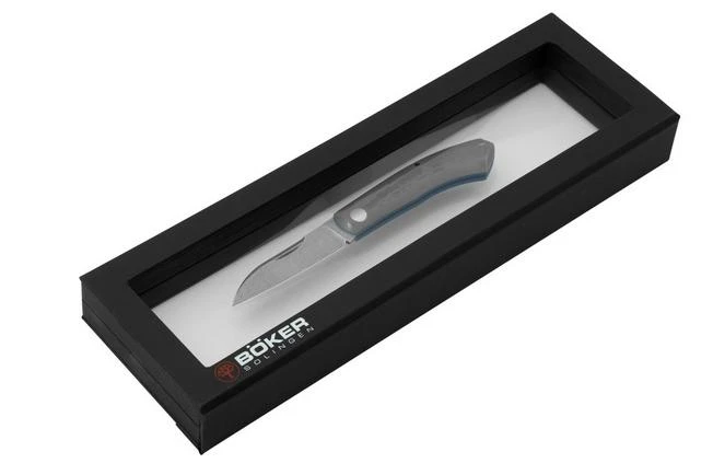 Böker Manufaktur Jahrmesser 2023 Damascus 1132023DAM Limited Edition Slipjoint Pocket Knife, Ricardo Romano Bernandes Design 9 Böker Manufaktur Jahrmesser 2023 Damascus 1132023DAM Limited Edition Slipjoint Pocket Knife, Ricardo Romano Bernandes Design - Image 7