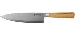 Böker Damast Olive 15.5 Cm Small Chef's Knife, 130439DAM