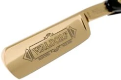 Böker Manufaktur Waldorf 24 Karat Gold 5/8" Straight Razor 140321 -Knife Hub Shop BO140321 03 boker bo140321 03