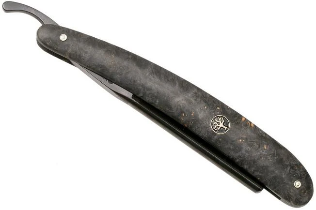Böker Manufaktur Solingen Black Amboina 140919 Straight Razor 7 Böker Manufaktur Solingen Black Amboina 140919 Straight Razor - Image 5