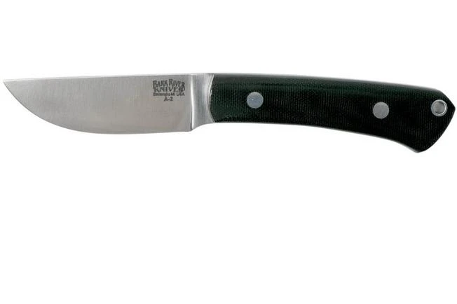 Bark River Woodland Special Black Canvas Micarta, EDC-fixed 3 Bark River Woodland Special Black Canvas Micarta, EDC-fixed