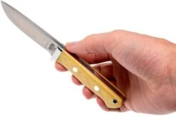 Bark River Huntsman A2, Antique Ivory Micarta, Red Liners -Knife Hub Shop BRK02 111AIVRL 06 bark river brk02 111aivrl 06