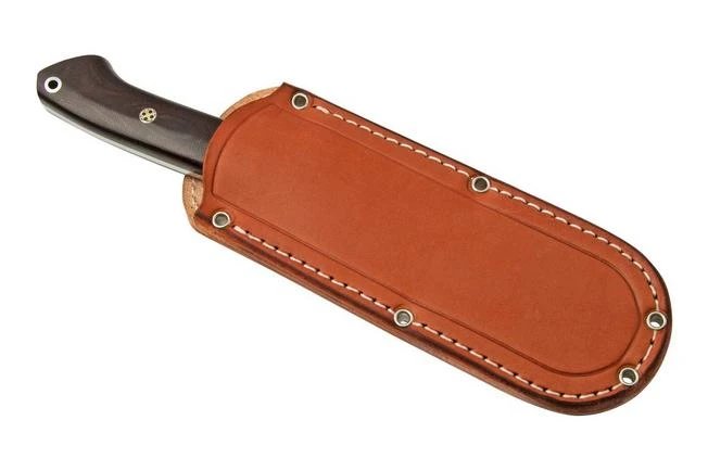 Bark River Classic Drop Point Hunter CPM S45VN Burgundy Canvas Micarta Mosaic Pins, Fixed Knife 8 Bark River Classic Drop Point Hunter CPM S45VN Burgundy Canvas Micarta Mosaic Pins, Fixed Knife - Image 6