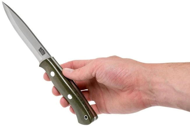 Bark River Aurora Scandi Cru-Wear Green Canvas Micarta 8 Bark River Aurora Scandi Cru-Wear Green Canvas Micarta - Image 6