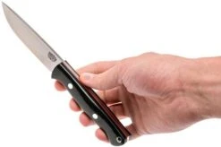 Bark River Gunny Hunter CPM 3V, Black Canvas Micarta, Red Liners -Knife Hub Shop BRK07 025BRKC RL 06 bark river brk07 025brkc rl 06