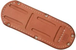 Bark River Bravo 1 A2 Rampless, Green Canvas Micarta, Brown Sheath -Knife Hub Shop BRK07 111GNC RS 02 barkriver