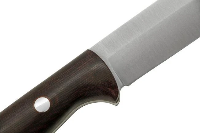 Bark River Bravo 1.2 LT CPM 3V Rampless, Burgundy Canvas Micarta Outdoor Knife 7 Bark River Bravo 1.2 LT CPM 3V Rampless, Burgundy Canvas Micarta Outdoor Knife - Image 5