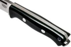 Bark River Bravo Squad Leader CPM 3V, Black Canvas Micarta -Knife Hub Shop BRK07 222BKRC 05 bark river knives