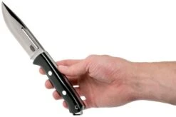 Bark River Bravo Squad Leader CPM 3V, Black Canvas Micarta -Knife Hub Shop BRK07 222BKRC 06 bark river knives