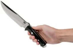 Bark River Bravo Survivor CPM 3V Black Canvas Micarta -Knife Hub Shop BRK07 226BRKC 06 bark river knives