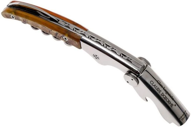 Claude Dozorme Clos Laguiole Corkscrew, Ram Horn 6 Claude Dozorme Clos Laguiole Corkscrew, Ram Horn - Image 4
