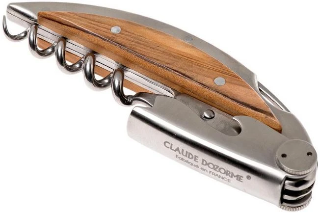 Claude Dozorme Haute Cuisine Corkscrew, Olive Wood 3 Claude Dozorme Haute Cuisine Corkscrew, Olive Wood