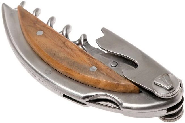 Claude Dozorme Haute Cuisine Corkscrew, Olive Wood 6 Claude Dozorme Haute Cuisine Corkscrew, Olive Wood - Image 4