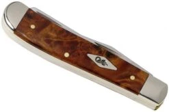 Case Mini Trapper Autumn Maple Burl Wood, 11545, 7207 SS Pocket Knife 9 Case Mini Trapper Autumn Maple Burl Wood, 11545, 7207 SS Pocket Knife -Knife Hub Shop CE11545 04 case
