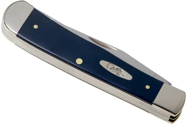 Case Trapper Navy Blue Synthetic, 23610, 4254 SS Pocket Knife 6 Case Trapper Navy Blue Synthetic, 23610, 4254 SS Pocket Knife - Image 4