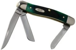Case Medium Stockman Hunter Green Bone, Sawcut, 27664, 6318 SS Pocket Knife