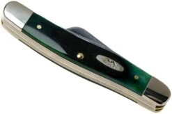 Case Medium Stockman Hunter Green Bone, Sawcut, 27664, 6318 SS Pocket Knife -Knife Hub Shop CE27664 04 case