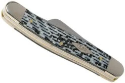 Case Medium Stockman White & Black Carbon Fibre-G10 Weave Smooth, 38923, 10318 SS Pocket Knife 10 Case Medium Stockman White & Black Carbon Fibre-G10 Weave Smooth, 38923, 10318 SS Pocket Knife -Knife Hub Shop CE38923 04 case