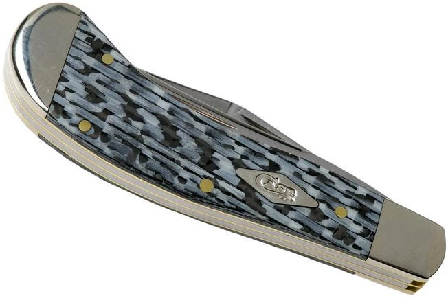 Case Bose Saddlehorn White & Black Carbon Fibre-G10 Weave Smooth, 38929, TB102110 SS Pocket Knife 6 Case Bose Saddlehorn White & Black Carbon Fibre-G10 Weave Smooth, 38929, TB102110 SS Pocket Knife - Image 4