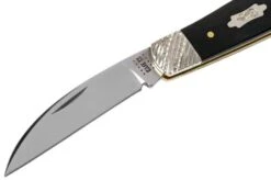 Case Sway Back Ebony Wood, Worked Bolsters, 59675, TB71117 SS Pocket Knife -Knife Hub Shop CE59675 03 case