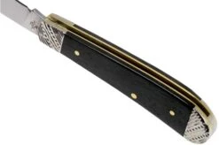 Case Sway Back Ebony Wood, Worked Bolsters, 59675, TB71117 SS Pocket Knife -Knife Hub Shop CE59675 05 case