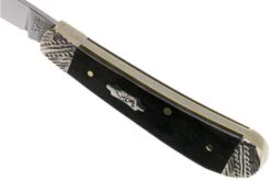 Case Sway Back Ebony Wood, Worked Bolsters, 59675, TB71117 SS Pocket Knife -Knife Hub Shop CE59675 06 case