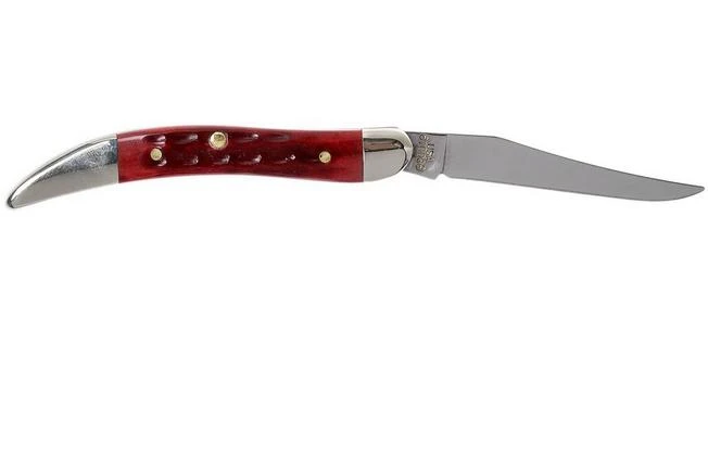 Case Small Texas Toothpick Pocket Worn Old Red Bone, 610096 SS Pocket Knife 4 Case Small Texas Toothpick Pocket Worn Old Red Bone, 610096 SS Pocket Knife - Image 2