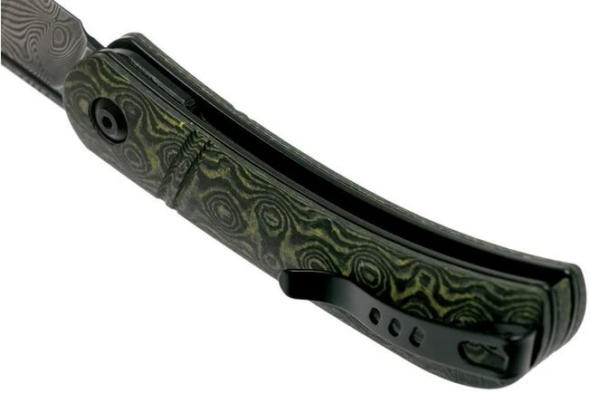 Civivi Appalachian Drifter C2015DS-3 Damascus, Yellow G10 Rose Carbon Fibre Gentleman's Knife 7 Civivi Appalachian Drifter C2015DS-3 Damascus, Yellow G10 Rose Carbon Fibre Gentleman's Knife - Image 5